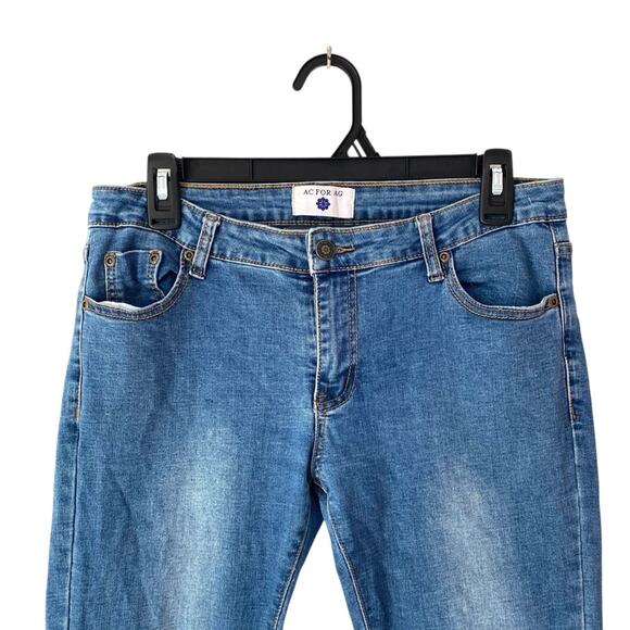 AC for AG Low Rise Bell Bottom Flare Stretch Jeans size 31 - Picture 3 of 9